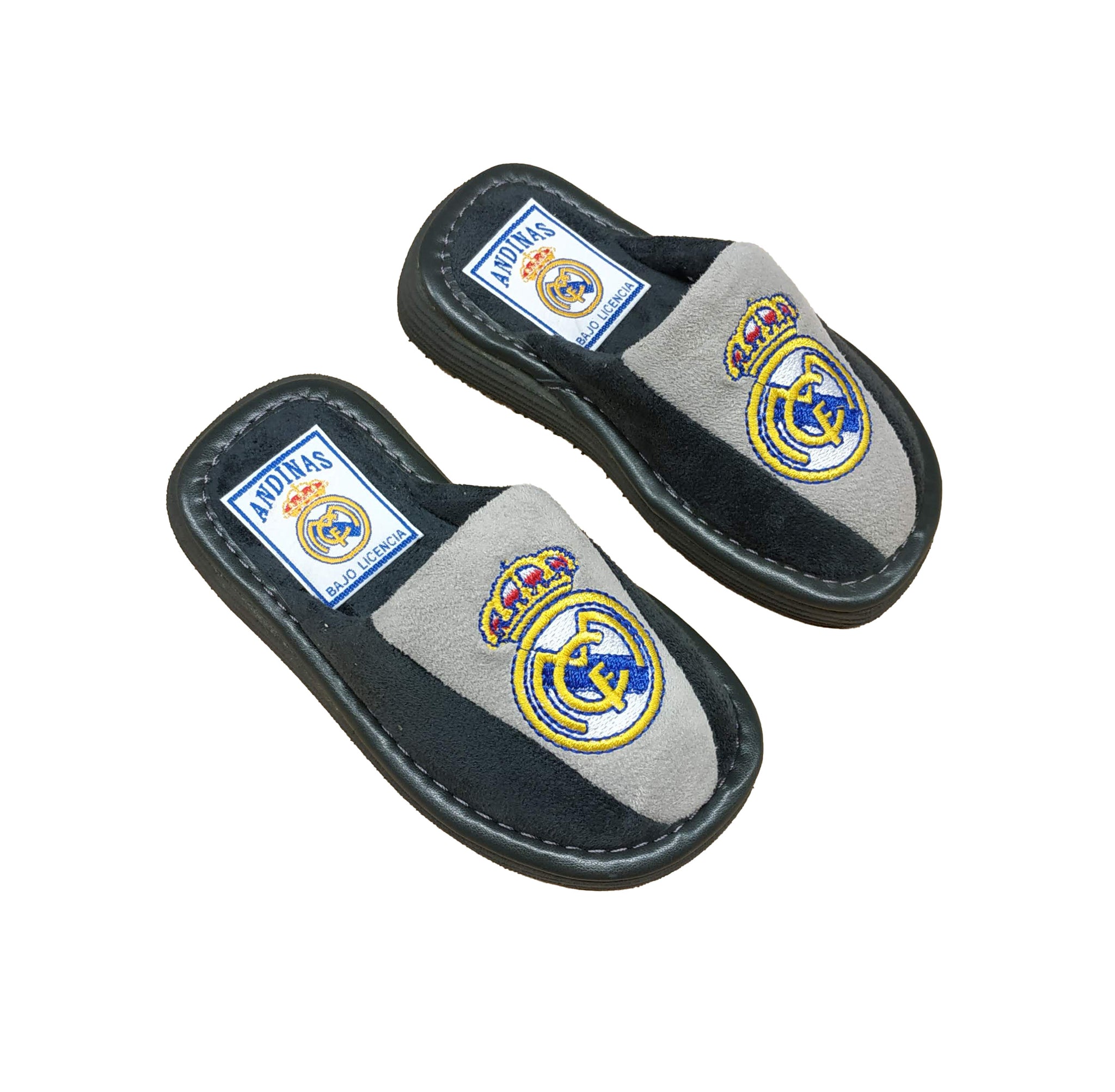 Andinas 9350-90 Oficial Real Madrid NIÑO Zapatillas CASA Blanco-Azul 21 :  : Moda