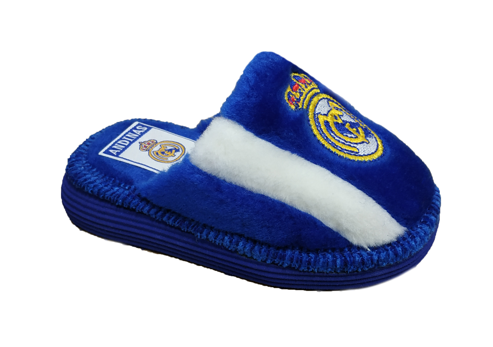 Andinas 9350-90 Oficial Real Madrid NIÑO Zapatillas CASA Blanco-Azul 21 :  : Moda